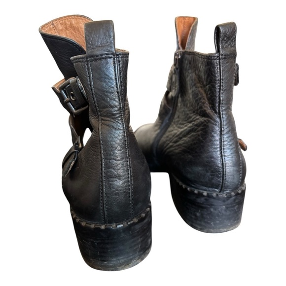 Gentle Soul Barnaby Leather Zip Buckle Bootie Size 6.5M Western Cowboy - Picture 11 of 13